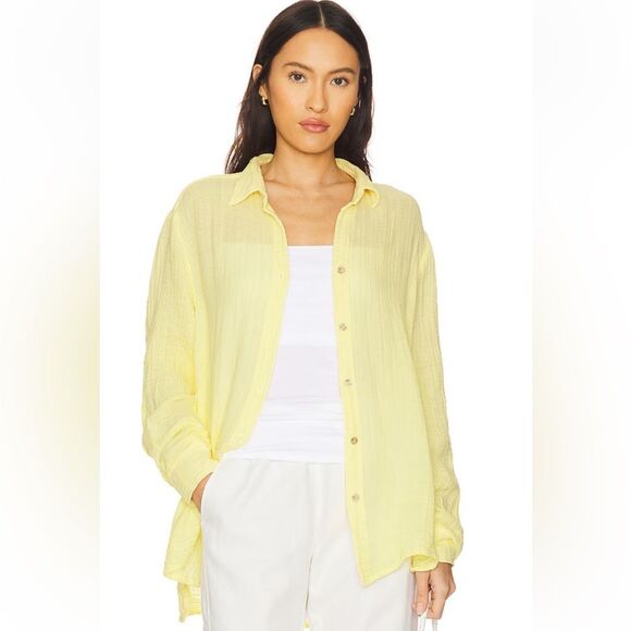 Michael Stars Leo Button Down Shirt Small - Picture 3 of 8